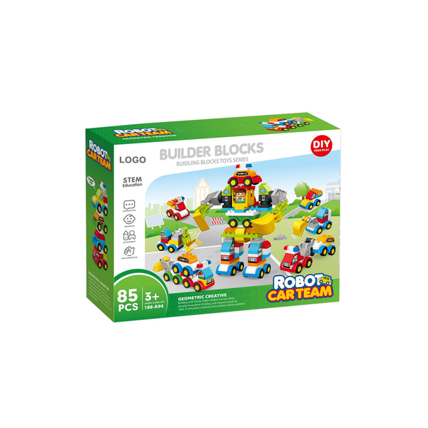 85 Pcs Educational Robot Construction Set - Simple Robotics