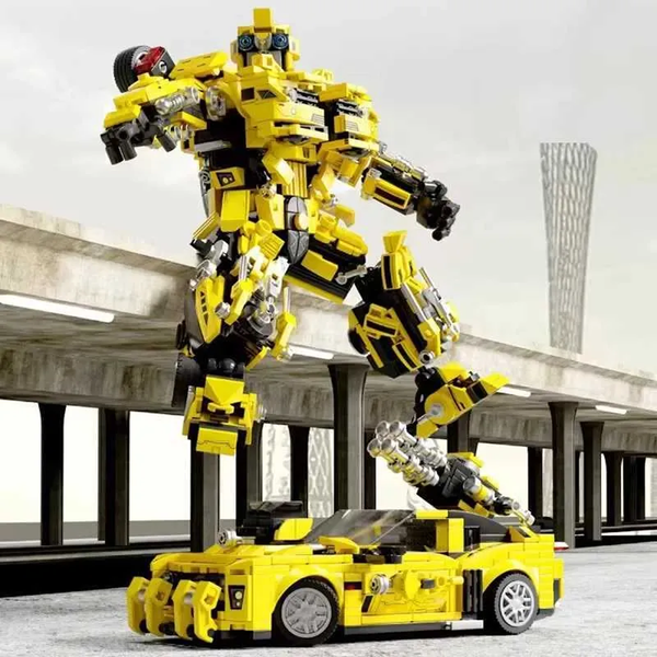2 in 1 Transformer Robot Truck Block Set - Simple Robotics